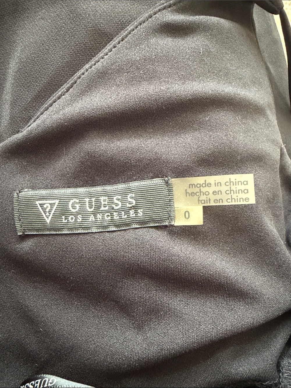 GUESS Black Ruffle One-Shoulder Dress - Picture 2 of 4